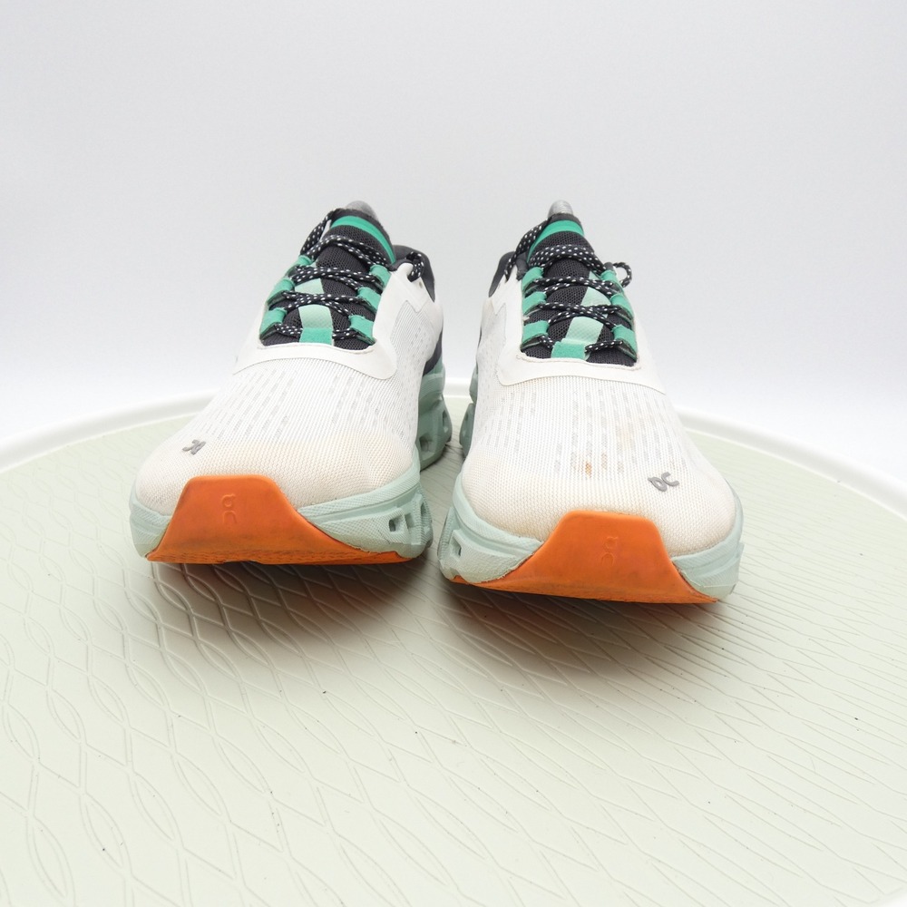 On Cloudmonster Frost Surf Running Shoes Womens 8 White Mint 61.98241 - Picture 2 of 10